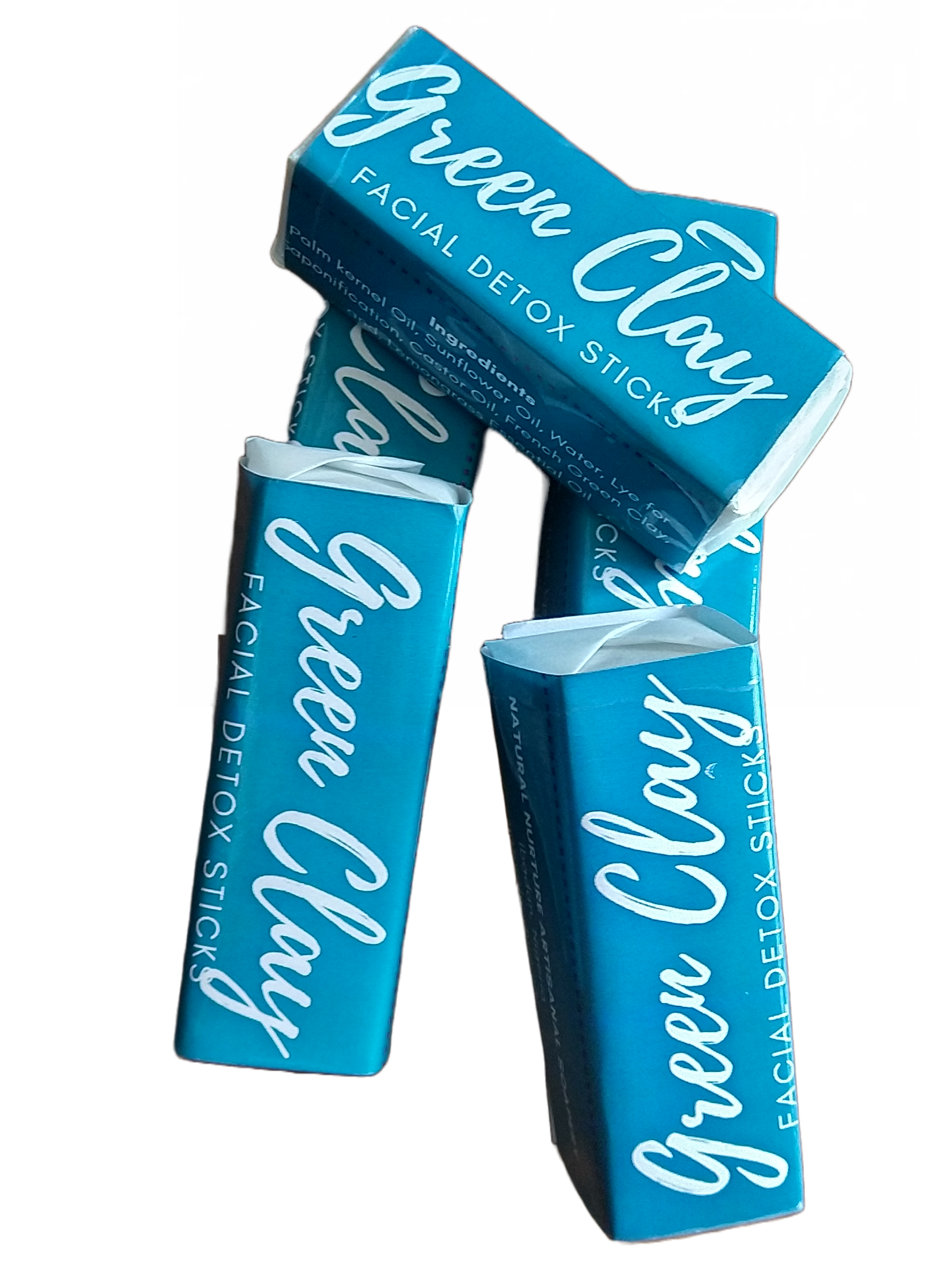 Green Clay Facial Detox Sticks I (1)